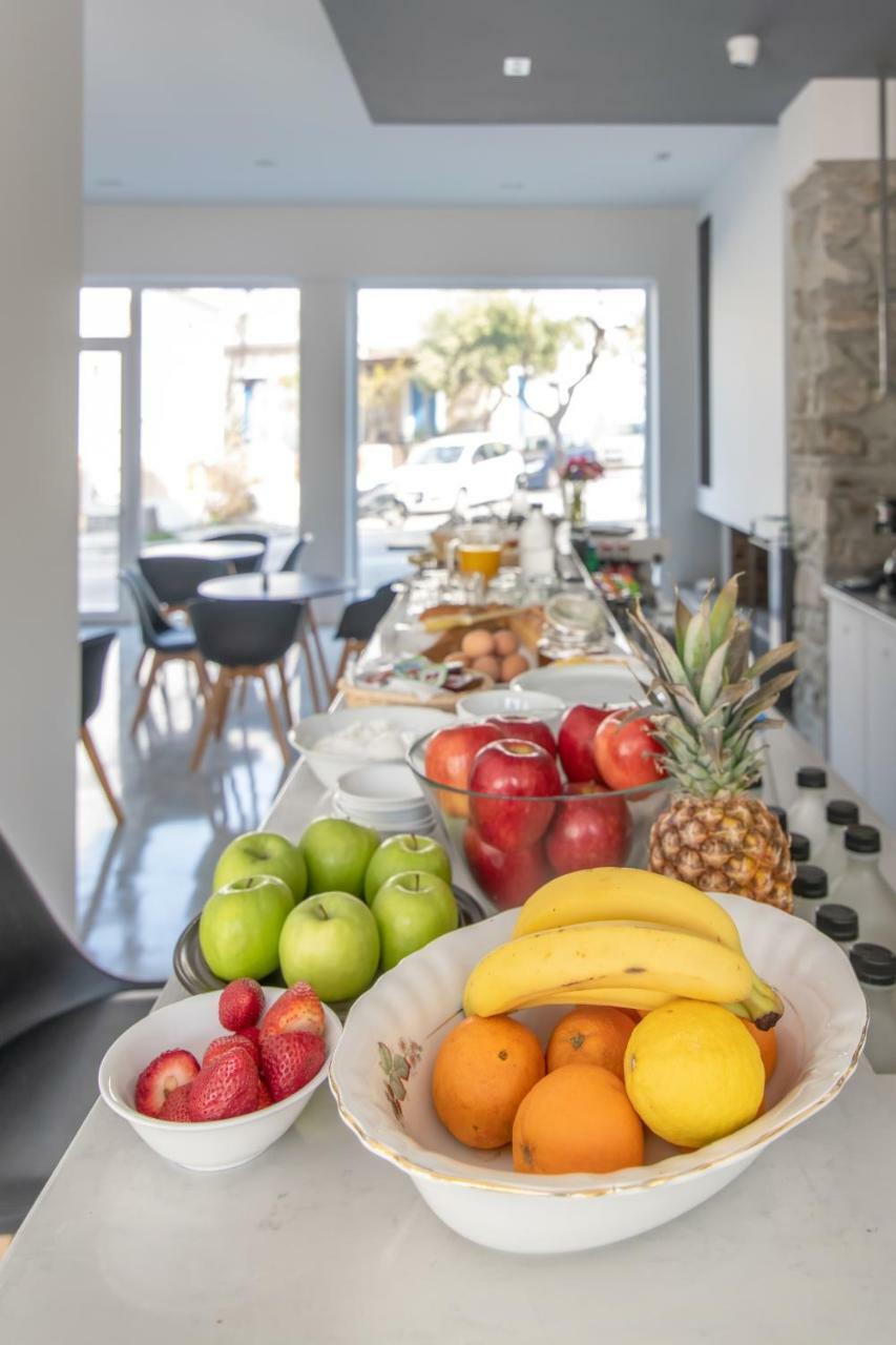 Byzantio City Hotel Tinos Bagian luar foto