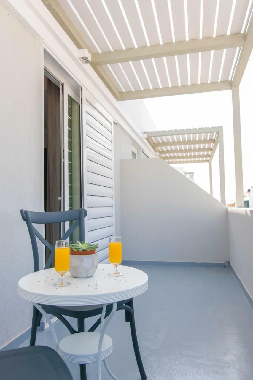 Byzantio City Hotel Tinos Bagian luar foto