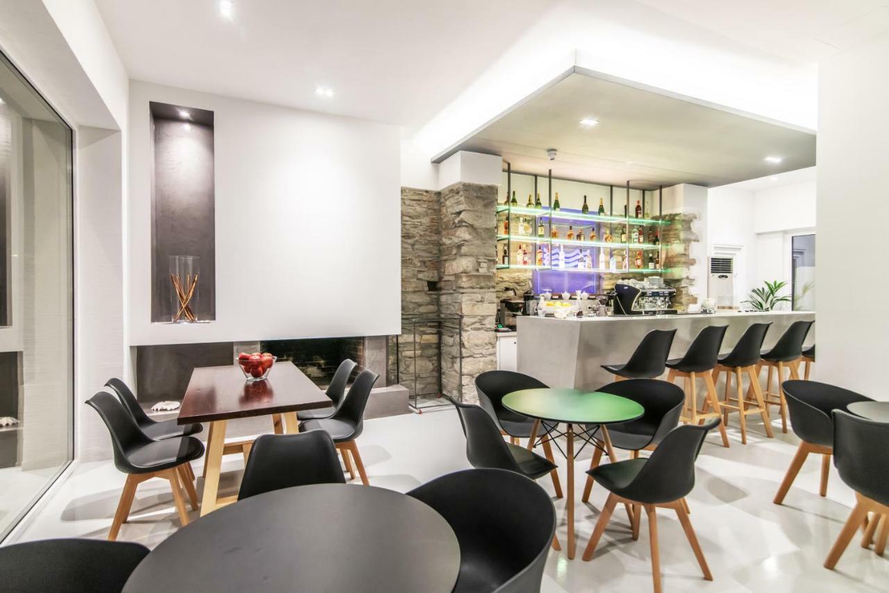 Byzantio City Hotel Tinos Bagian luar foto